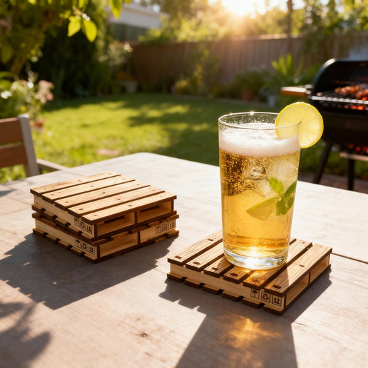 Paletové podtácky - mini skladiště pro tvůj drink